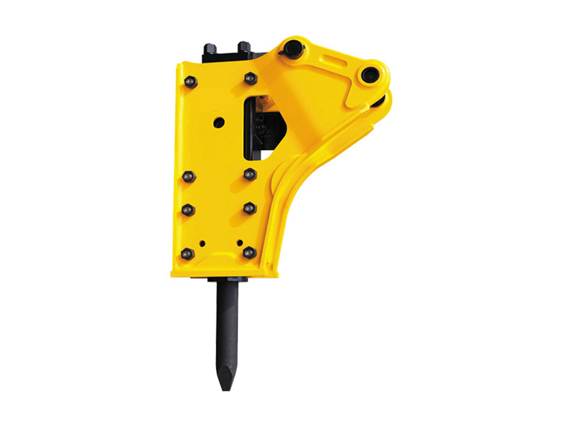 Professional excavator mounted demolition hammer